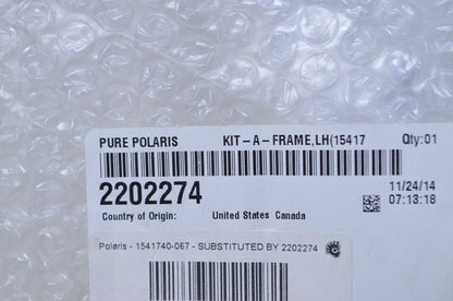 OEM Polaris 2202274 Left Hand A-Frame Kit NOS