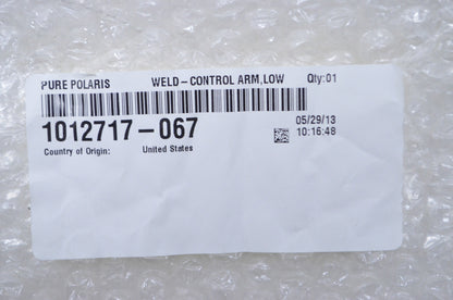 OEM Polaris 1012717-067 Black Lower Left Control Arm NOS