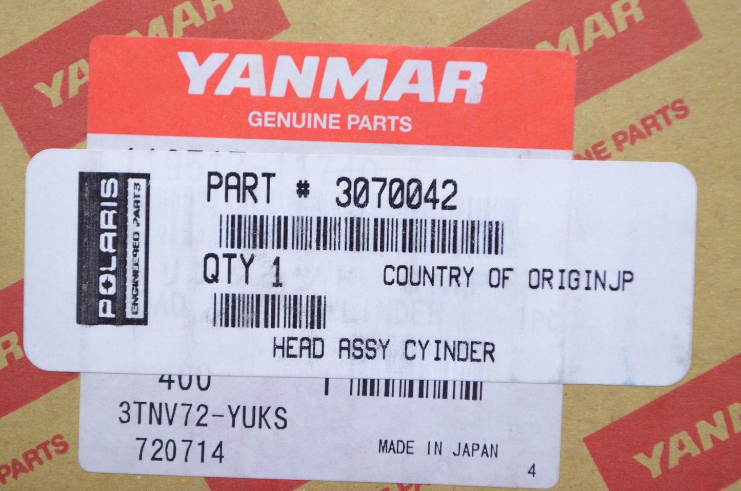 New OEM Polaris Cylinder Head Assembly NOS