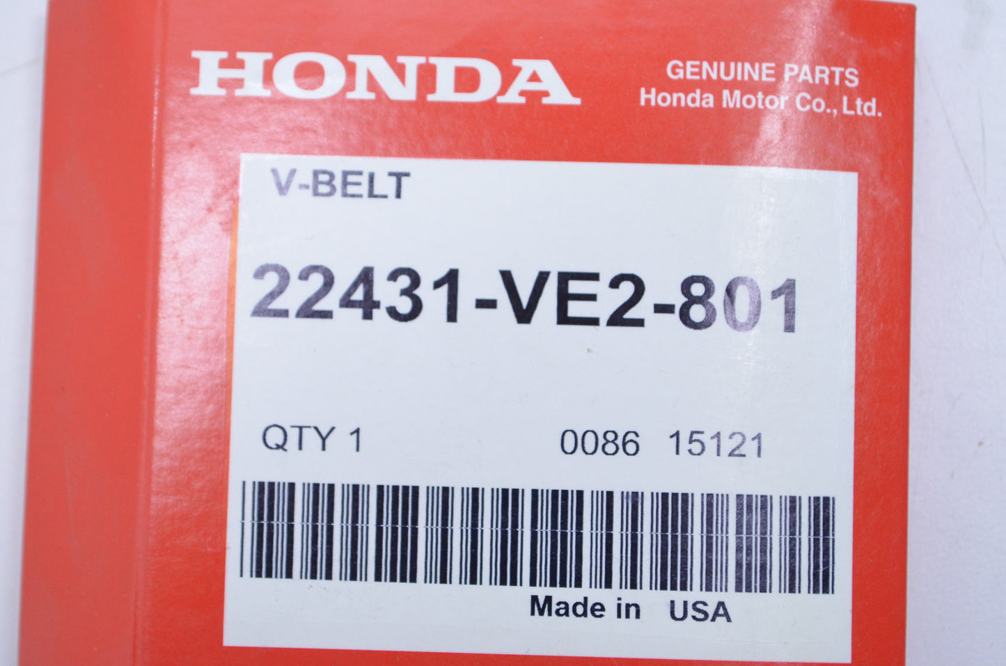 OEM Honda 22431-VE2-801 V-Belt (M-38) NOS