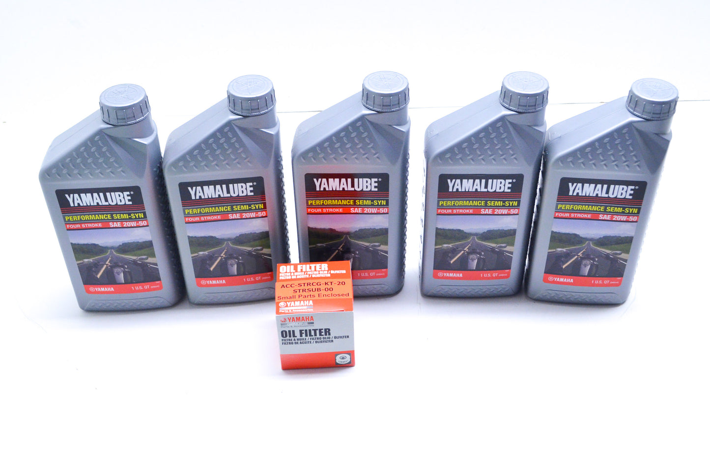 OEM Yamaha LUB-STRCG-KT-25 Star 950 Semi Synthetic Oil Change Kit NOS