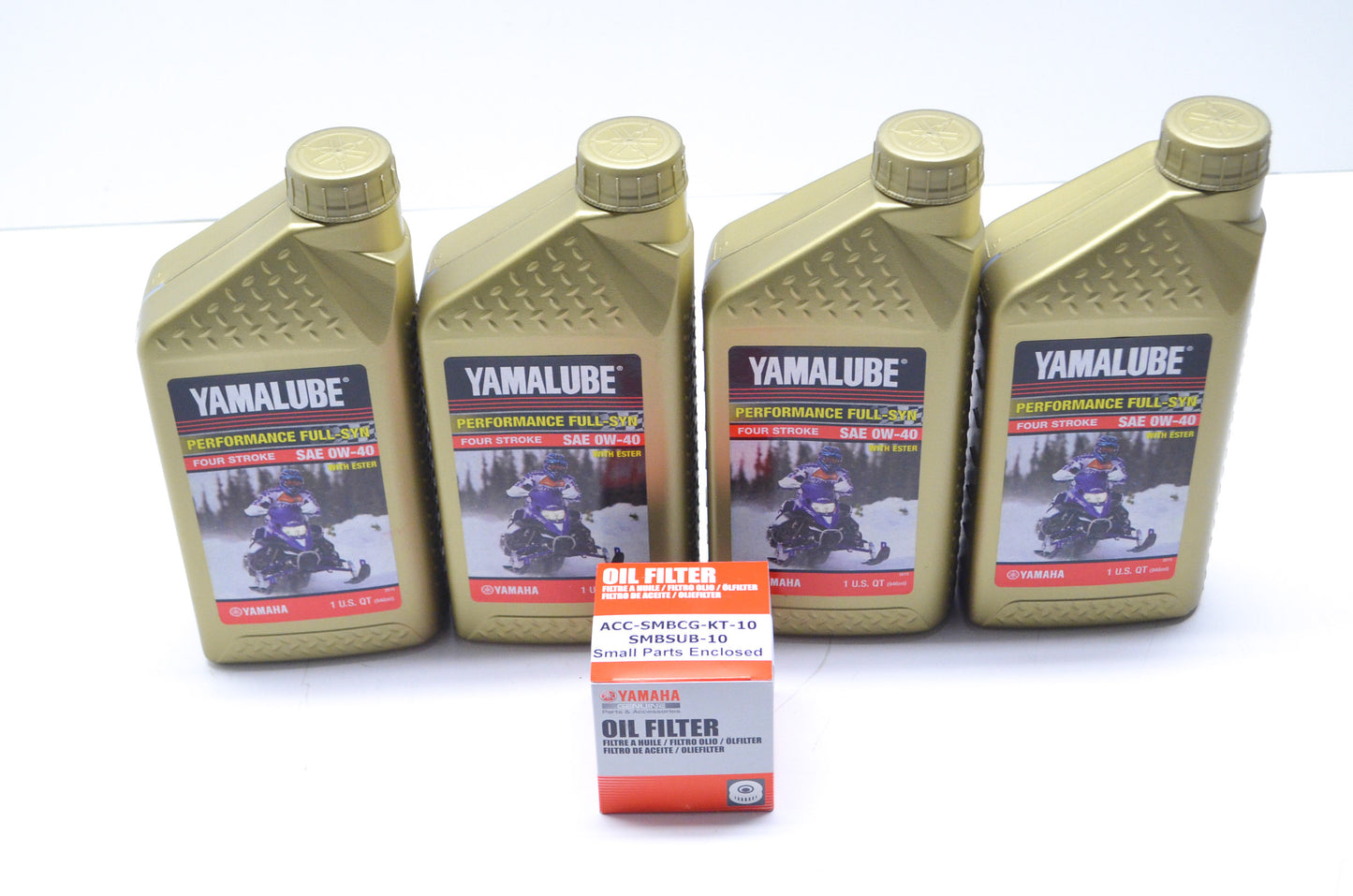 New OEM Yamaha Snowmobile 4 Cycle Full Synthetic Oil Change Kit NOS