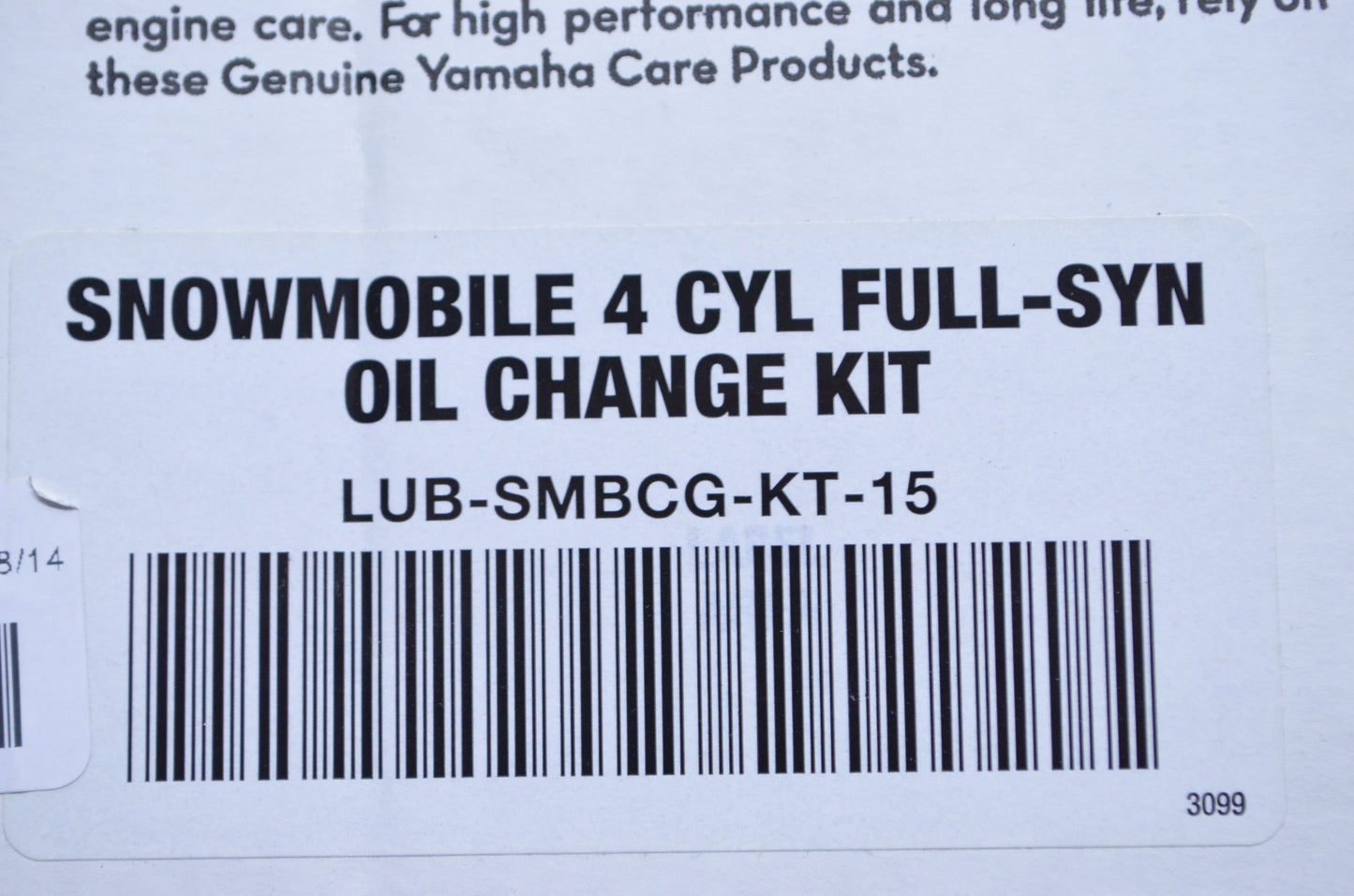 New OEM Yamaha Snowmobile 4 Cycle Full Synthetic Oil Change Kit NOS