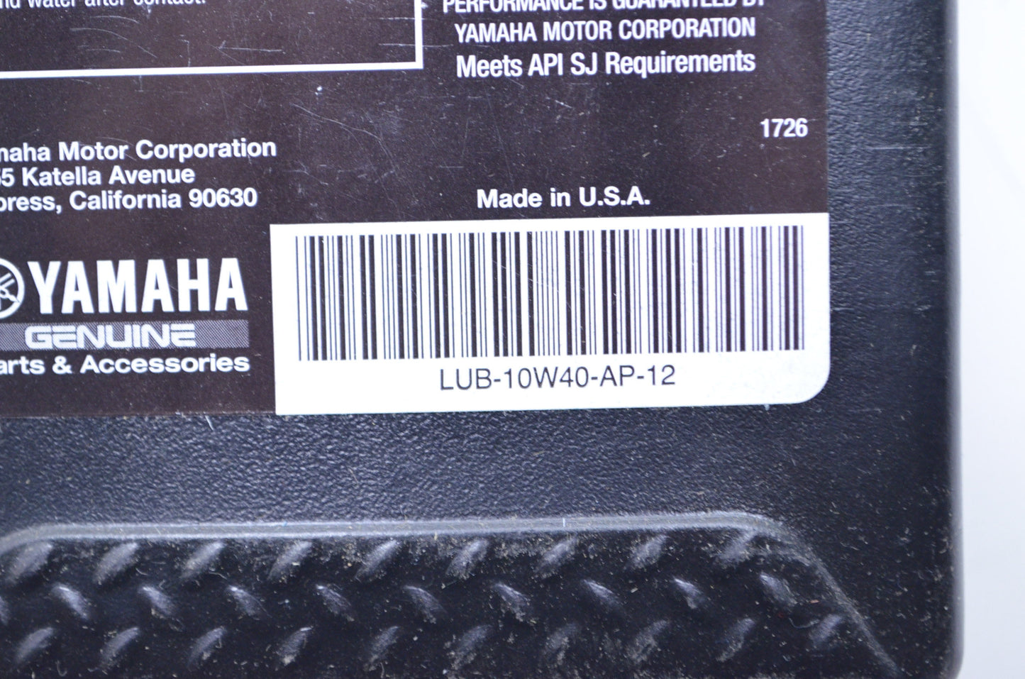 SAE 10W-40 Four Stroke Oil NOS