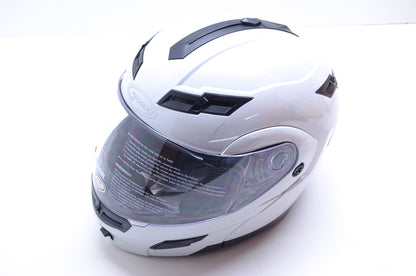 Gmax 72-52312X Pearl White 2XL Flip Jaw Helmet NOS