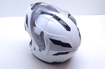 Gmax 72-52312X Pearl White 2XL Flip Jaw Helmet NOS