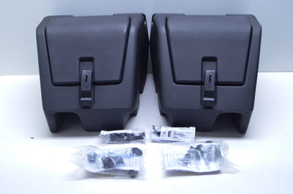 Black Lock and Ride Rear Storage Boxes NOS