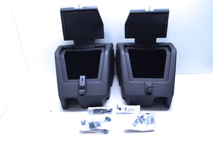 Black Lock and Ride Rear Storage Boxes NOS
