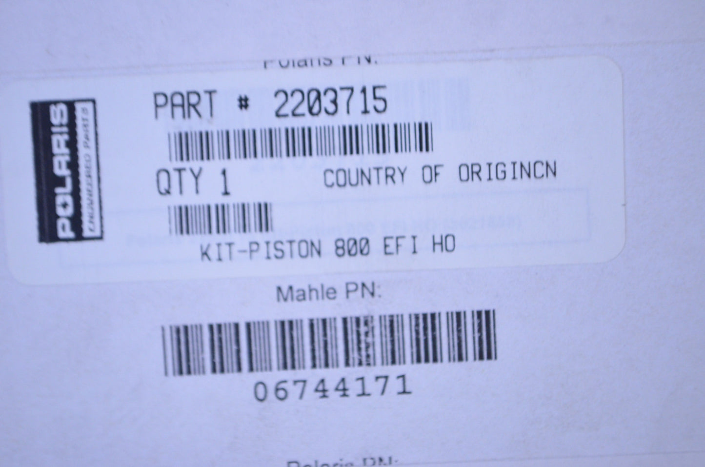 OEM Polaris 2203715 Piston Kit NOS