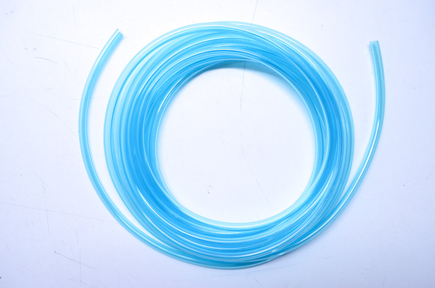 New Parts Unlimited Clear Blue Polyurethane Fuel Line 1/4 NOS