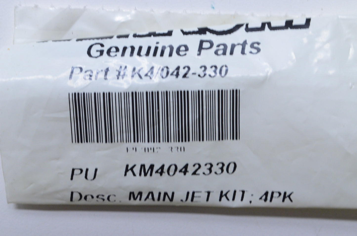 New Mikuni 330 Main Jet QTY 4 NOS