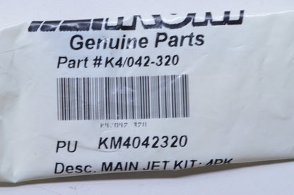 New Mikuni 320 Main Jet QTY 4 NOS
