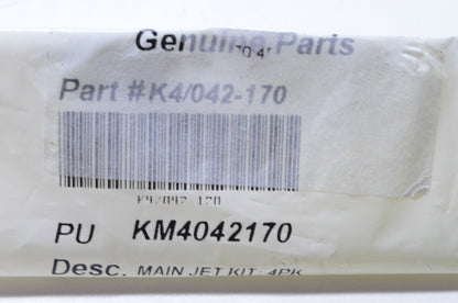 Mikuni KM4042170, K4/042-170 Main Jet 170 Qty 2 NOS