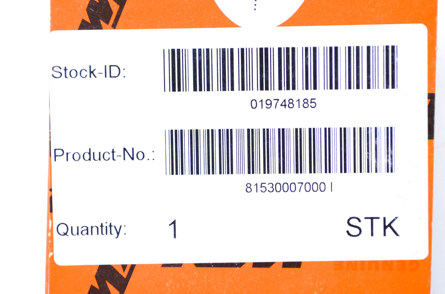 OEM KTM 81530007000 Piston NOS
