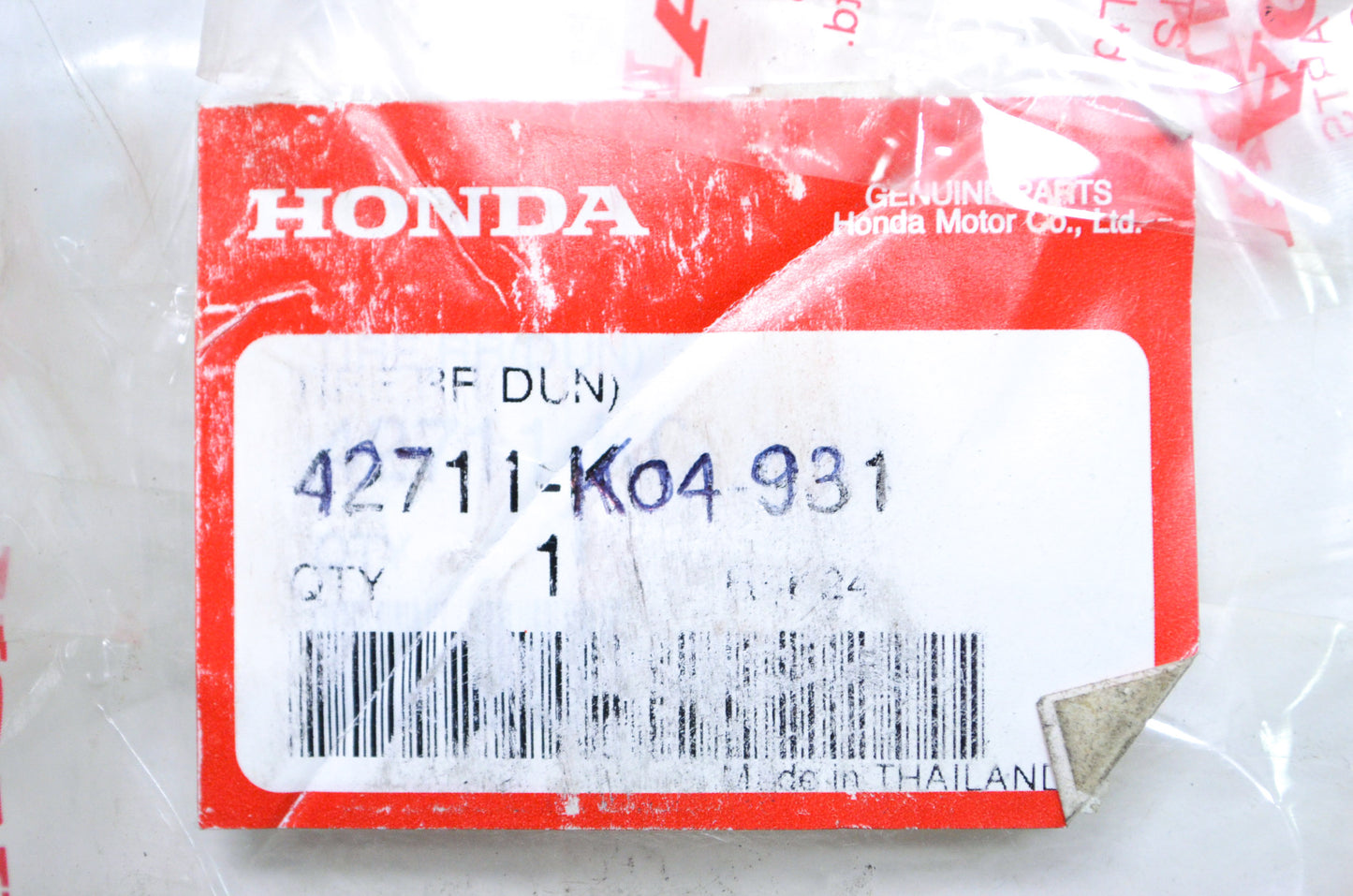OEM Honda 42711-K04-931 Rear Tire NOS