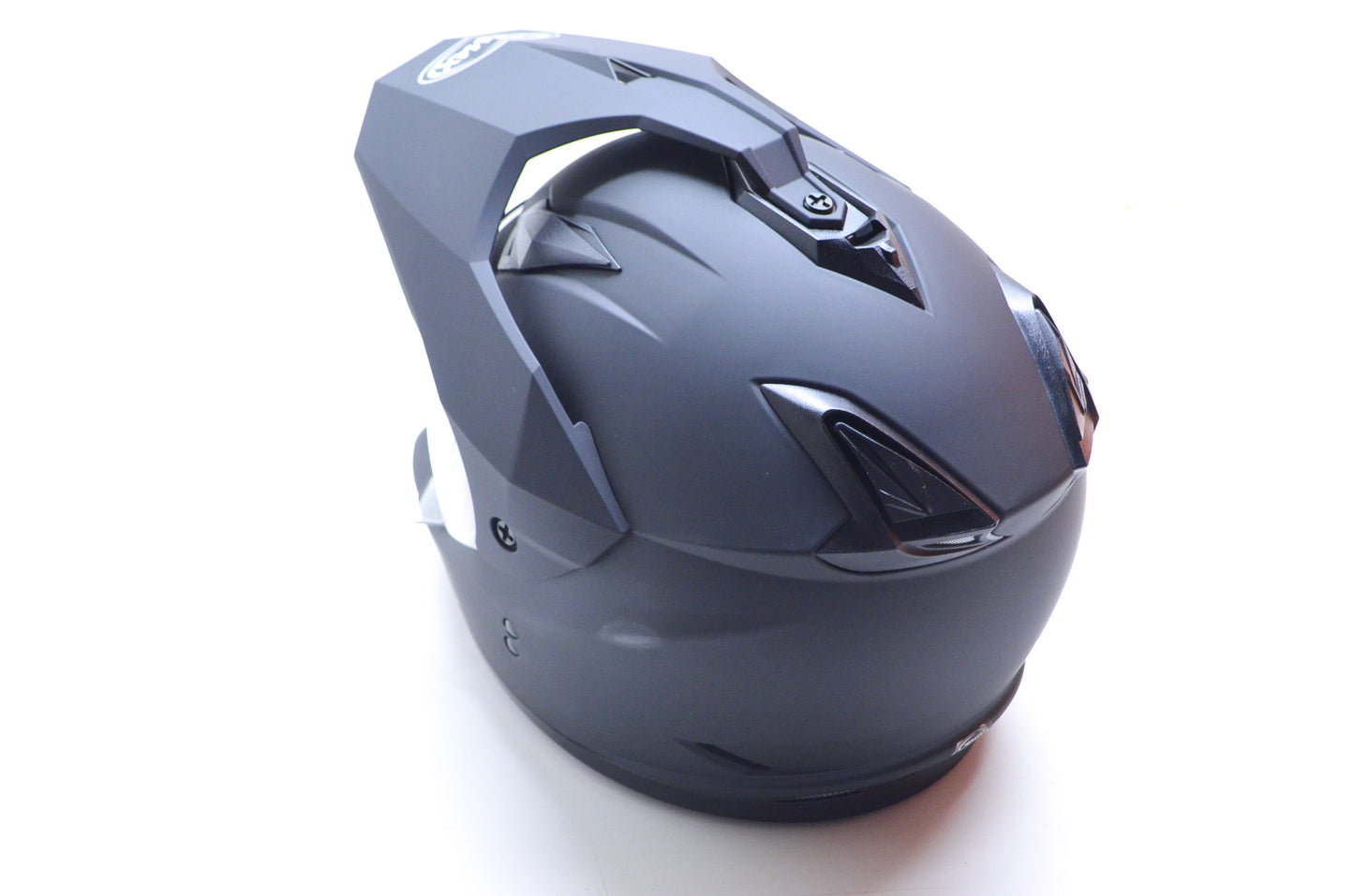 Gmax 72-7001S Small Dual Sport Flat Black Helmet NOS
