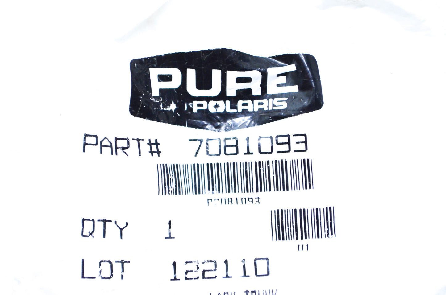 OEM Polaris 7081093 Trunk Lock NOS