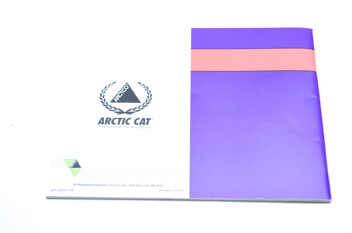 OEM Arctic Cat 2255-172 1995 Operator's Manual NOS