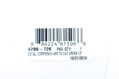 OEM Arctic Cat 4299-726 12' Corporate Decal NOS