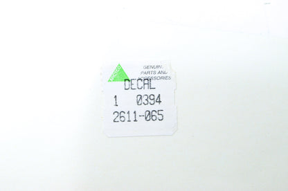 OEM Arctic Cat 2611-065 Left Hand Tunnel Decal NOS