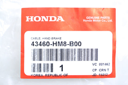 OEM Honda 43460-HM8-B00 Hand Brake Cable NOS