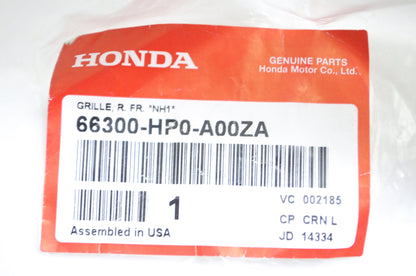OEM Honda 66300-HP0-A00ZA Right Front Grille NH1 NOS