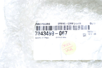OEM Polaris 7043499-067 210#/IN Compression Spring NOS