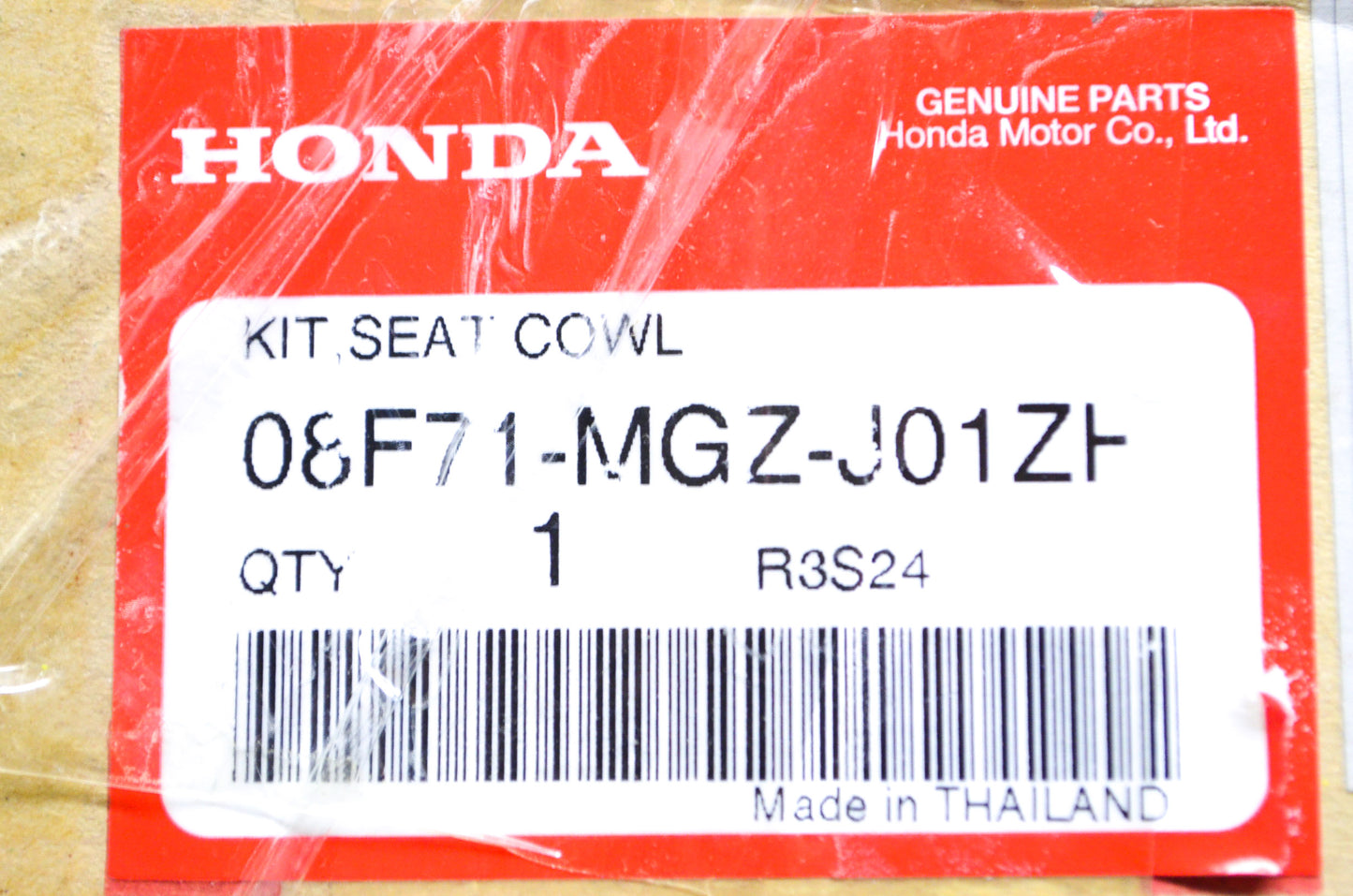 OEM Honda 08F71-MGZ-J01ZH Seat Cowl *NHB01* NOS