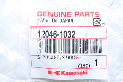 OEM Kawasaki 12046-1032 Starter Sprocket 58T NOS