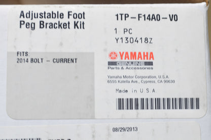 New OEM Yamaha Adjustable Foot Peg Kit NOS