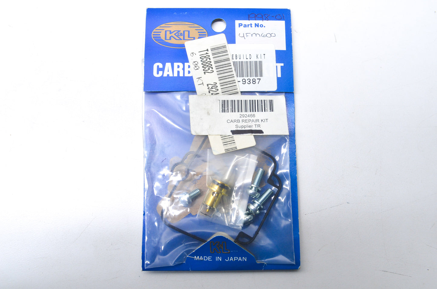 K&L 292466 Carb Repair Kit NOS