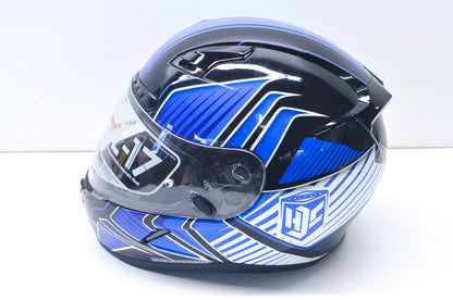 New HJC XL Black/Blue CL-17 Redline Helmet NOS