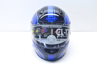 New HJC XL Black/Blue CL-17 Redline Helmet NOS