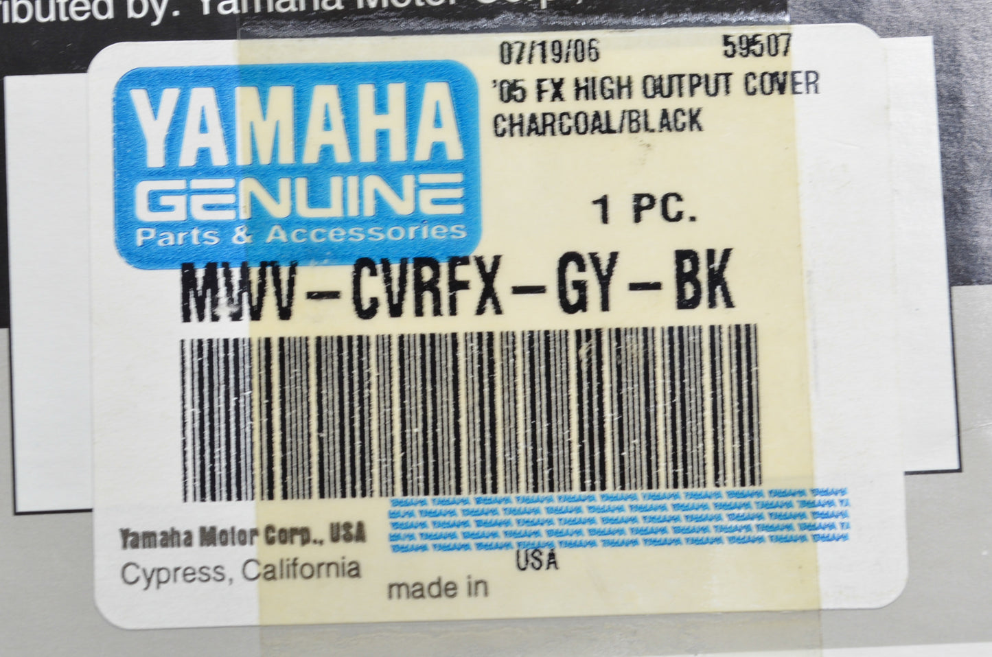 New OEM Yamaha Wave Runner Cover NOS