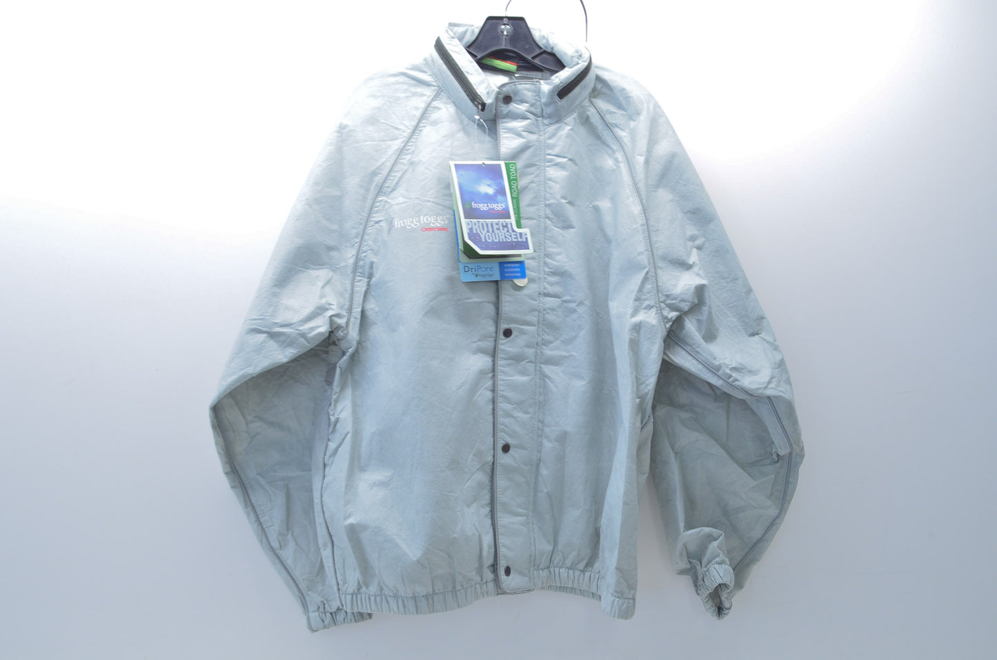 Frogg Toggs 506304 Medium Grey Rain Jacket NOS