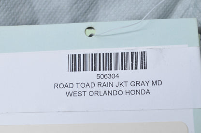Frogg Toggs 506304 Medium Grey Rain Jacket NOS
