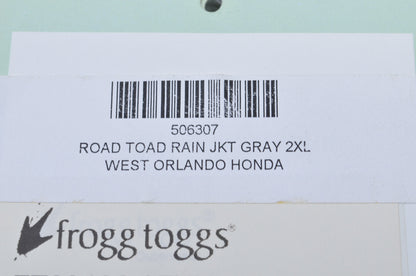 Frogg Toggs 506307 XXL Grey Rain Jacket NOS