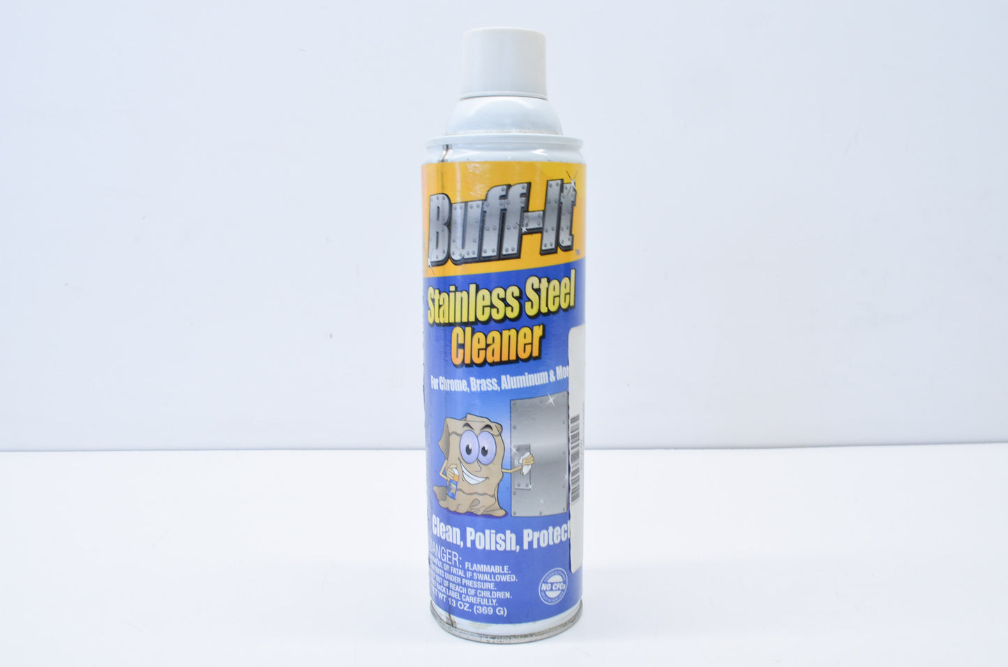 New Buff-It Stainless Steel Cleaner Can NOS