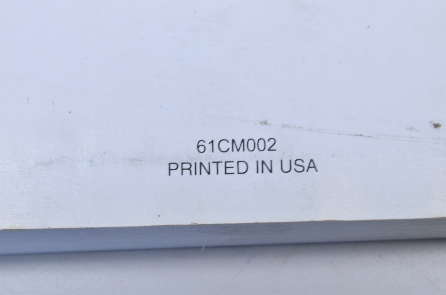 OEM Honda 61CM002 Common Service Manual NOS
