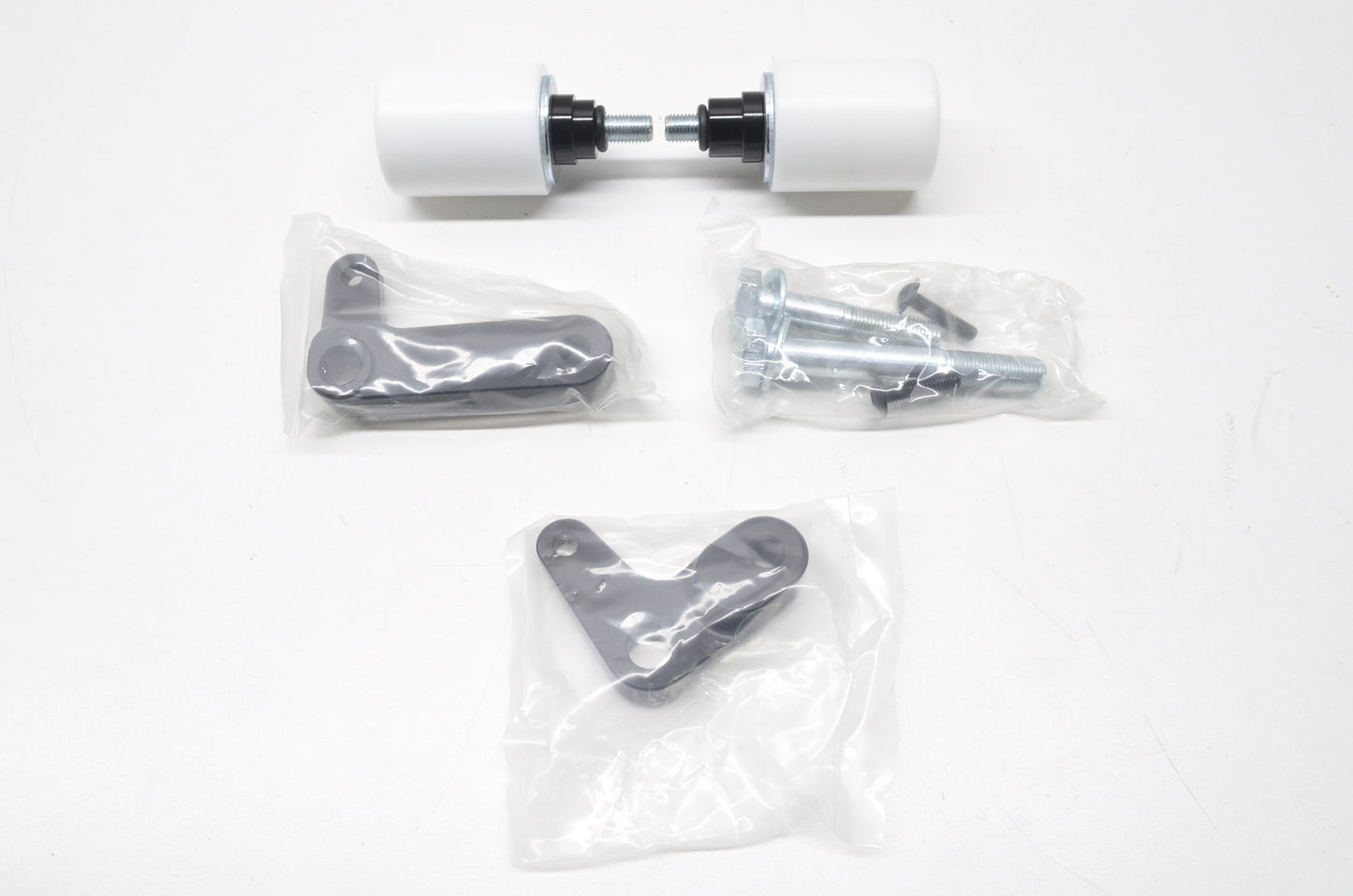 White Puck Frame Saver Kit Yamaha R1 2009 NOS