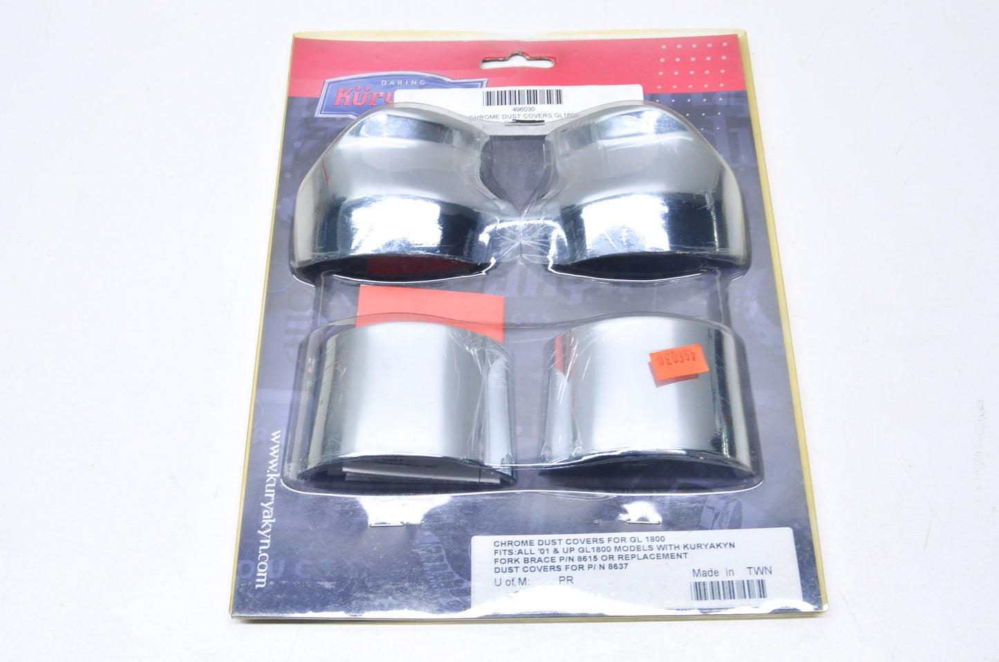 Kuryakyn 8636 Chrome Dust Covers Kit GL1800 NOS