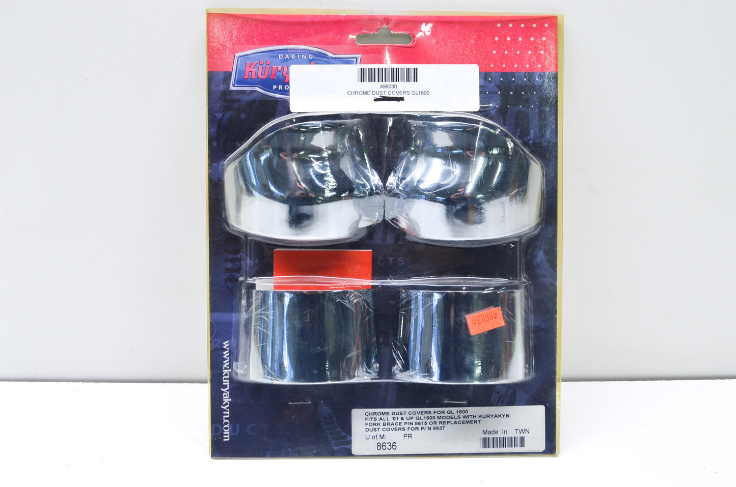 Kuryakyn 8636 Chrome Dust Covers Kit GL1800 NOS