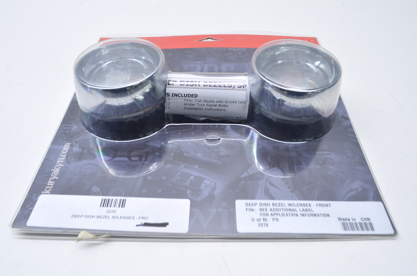 New Kuryakyn Deep Dish Bezel & Lenses Kit NOS