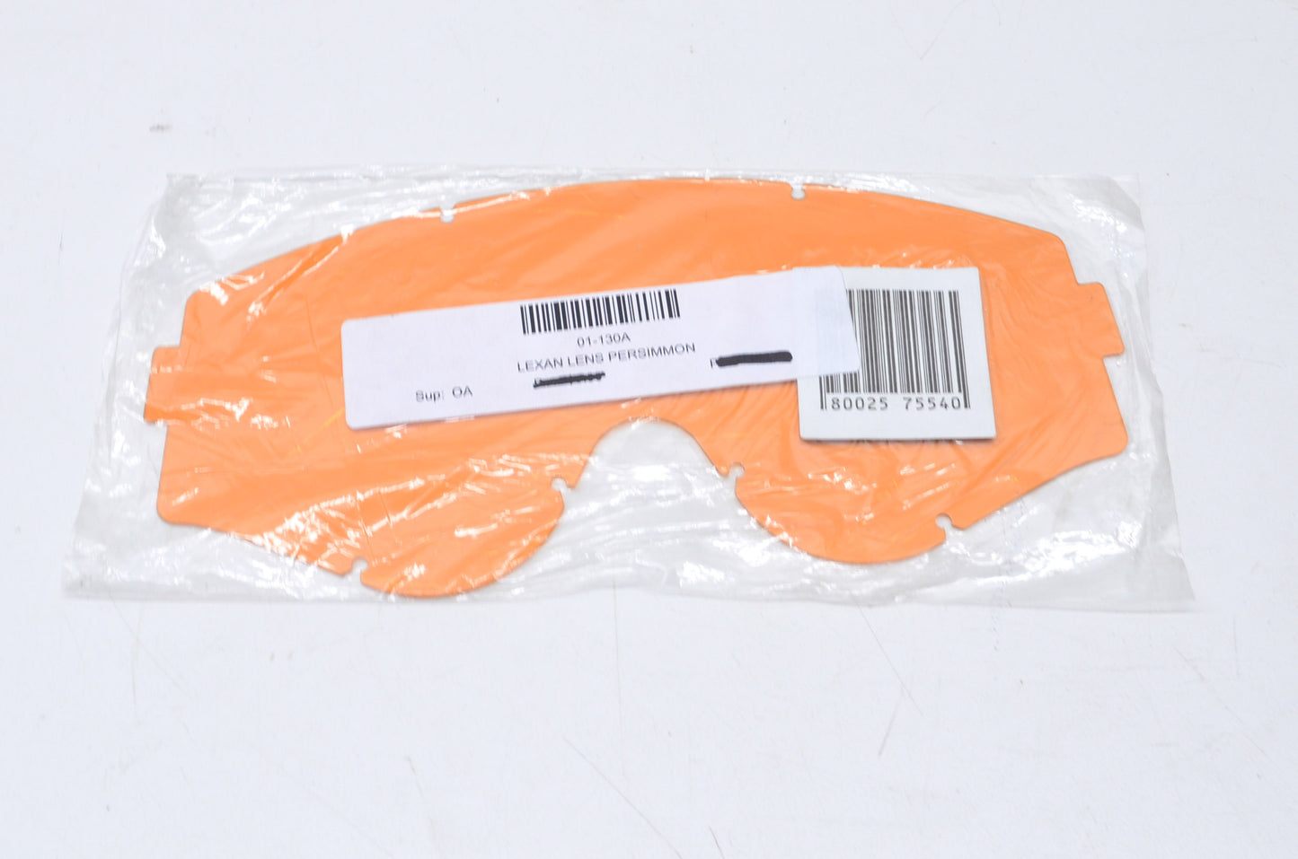 Lexan 01-130A Orange Tinted Lens NOS