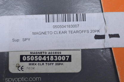 Spy 050504183007 Magneto Tearoff Kit NOS