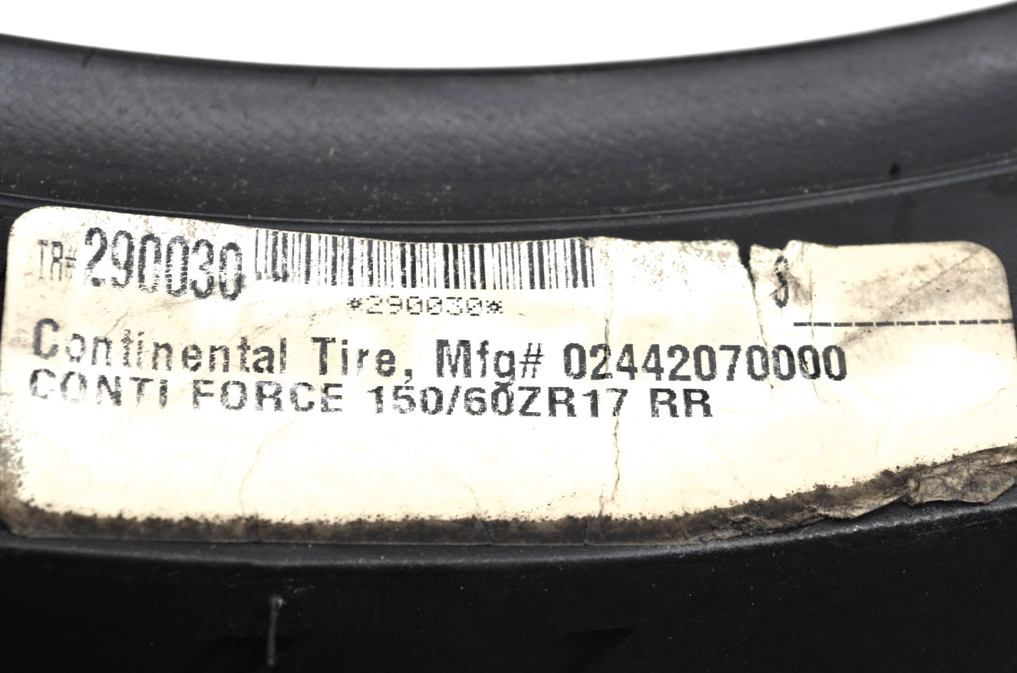 New Continental Conti Force Tire150/60ZR17 NOS