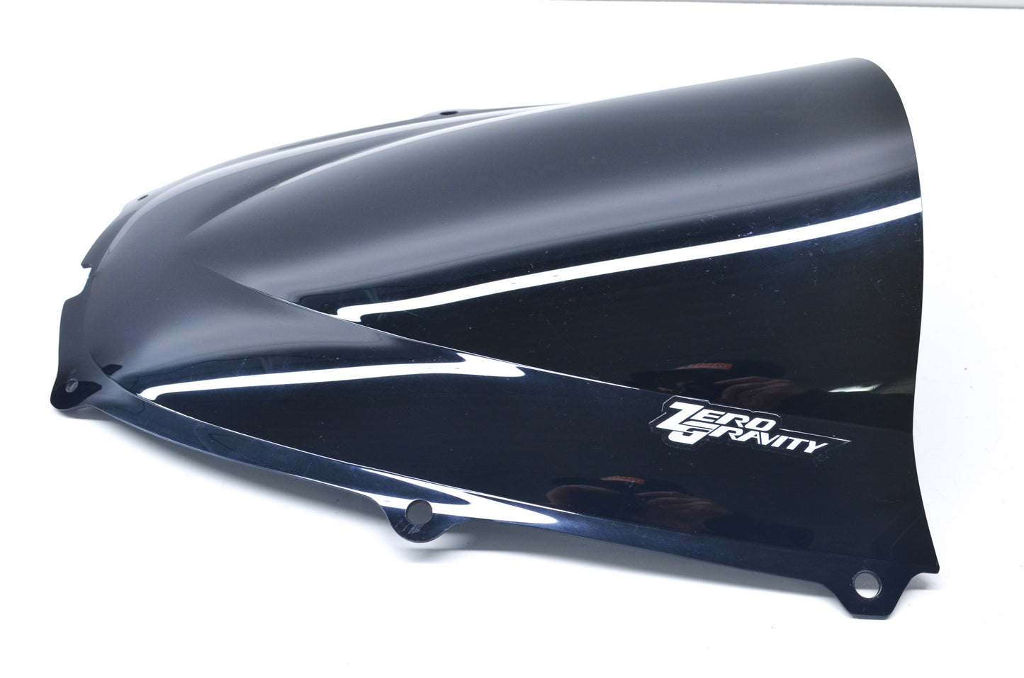 New Zero Gravity Double Bubble Dark Smoke Windscreen NOS