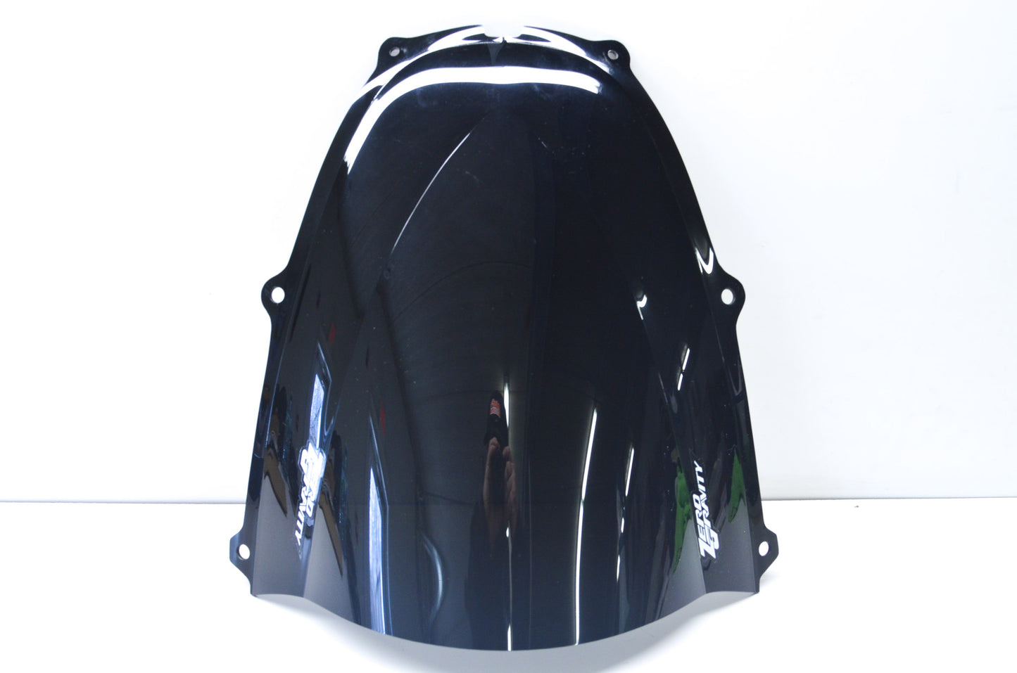 New Zero Gravity Double Bubble Dark Smoke Windscreen NOS