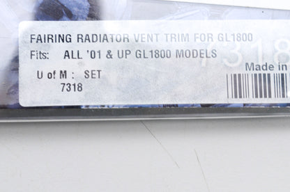 Fairing Radiator Vent Kit GL 1800 NOS
