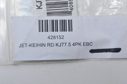 EBC 428152, KJ77.5 Brass Main Jets Qty 4 NOS
